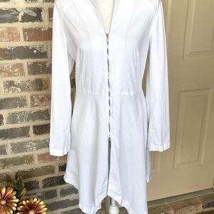 Zoey Cotton Stretch Zippered Top/Shirt Dress